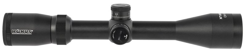 Konus Konus-LX 3-9x40mm 1" 350 Legend Duplex Reticle Matte Black