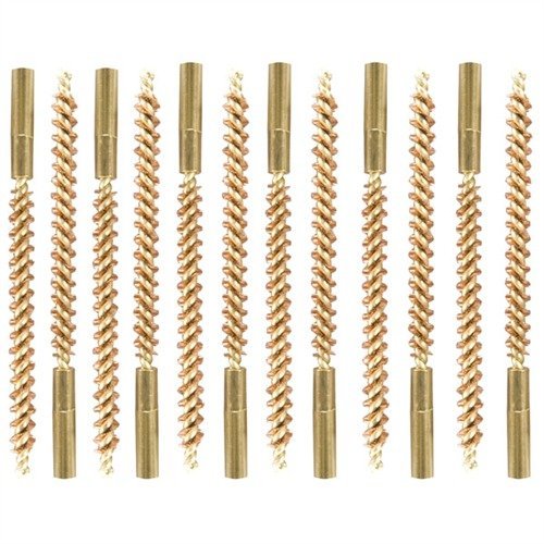 Brownells Special Line Dewey Brush Bronze .22 Cal Rf Rifle 12 Pack
