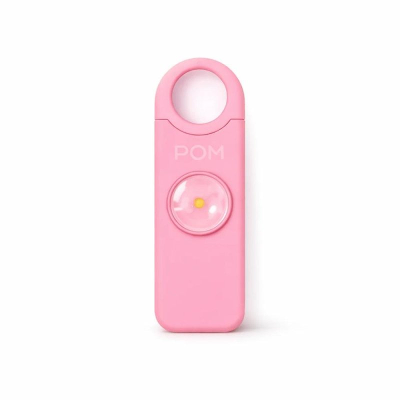 POM Industries PA-PNK 130dB USB-C Pink Rechargeable Safety Alarm