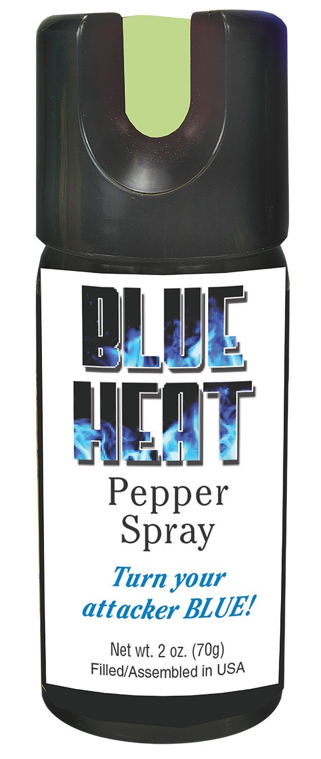 Personal Security Products Eliminator Blue Heat Pepper Spray 2 oz with Blue Dye