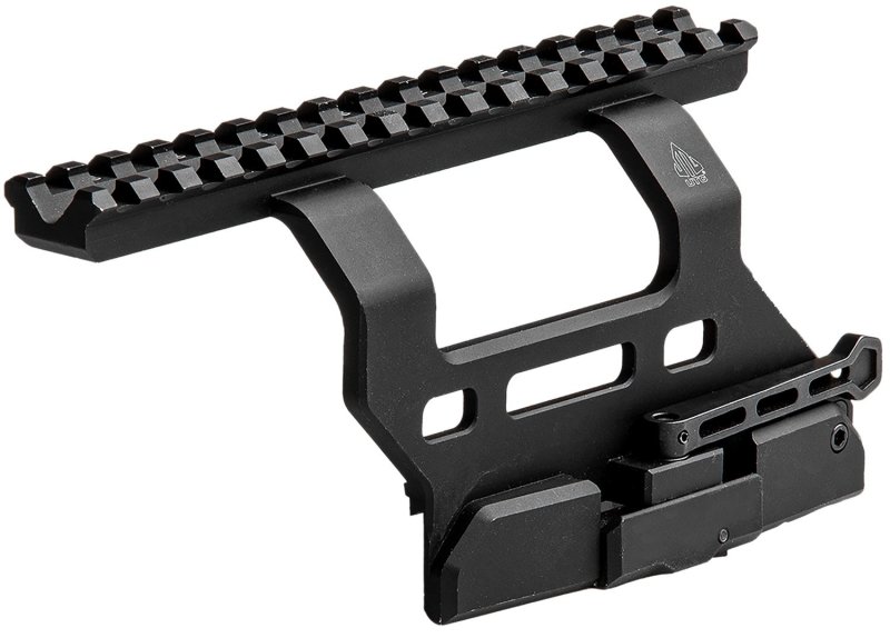 UTG MTUAK01 Quick-Detachable AK Side Mount Matte Black Anodized