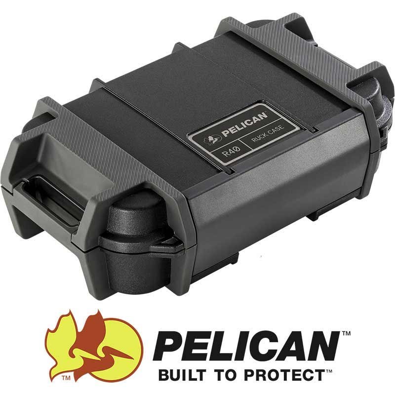 Pelican R40 RKR400-0000-BLK 9 In Black Hard Case Utility