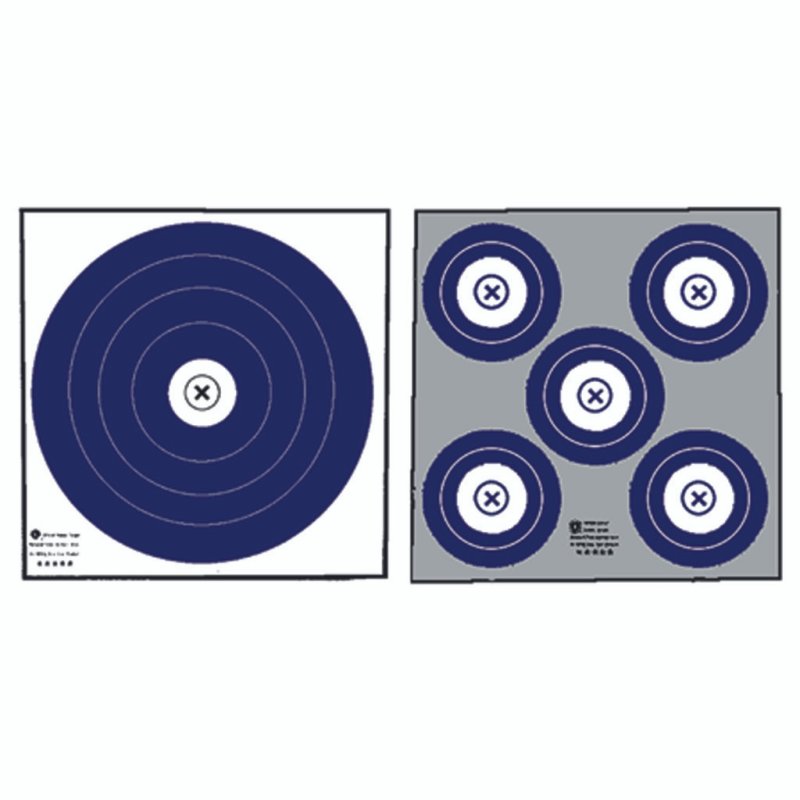 NFI NFI-4P Maple Leaf Target Face 100pk, Double Sided, 17"x17"