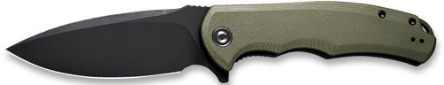 CIVIVI Praxis C803FCP 3.75" OD Green G10 Black Stone Wash Knife