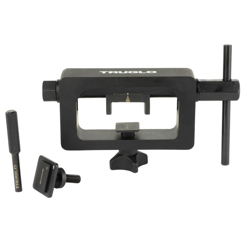 TRUGLO TG970GR Rear/Front Sight Tool Steel Black for Glock