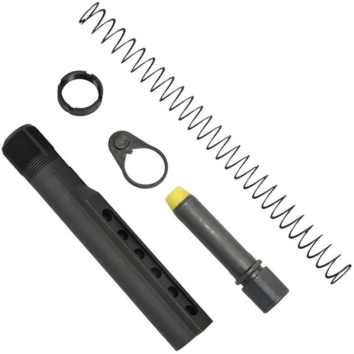 KAK Industry AR-15 PCC Buffer Tube Kit 8.6 oz Black 522-1702-213