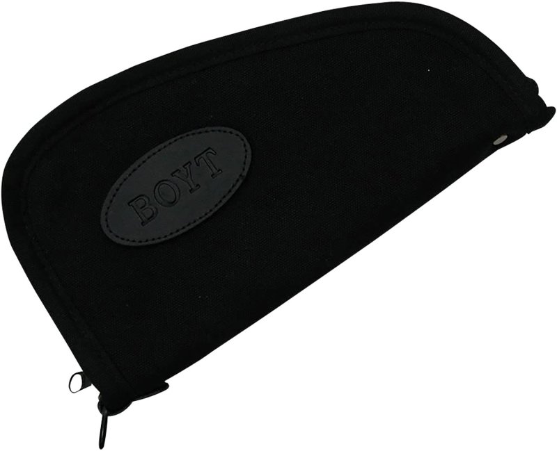Boyt Harness PP41BLK Heart-Shaped Pistol Case Black Canvas 10"