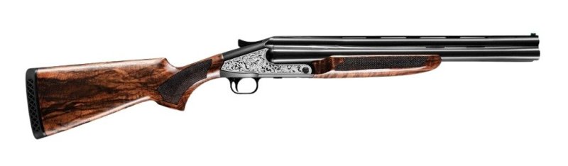 ATI ATIGKOF123B18 Triple Barrel 12 Gauge 18" Black Wood Stock Vent Rib