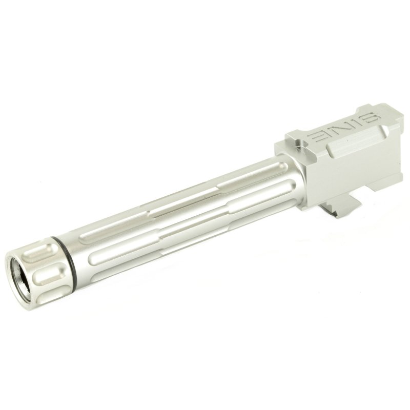 LanTac 01-GB-G19-TH-SS 9INE 9MM Stainless Threaded Barrel 1:10 Fluted