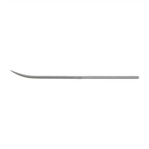 Brownells Three Square 60 Degree Bent Needle File Fine Cut Steel