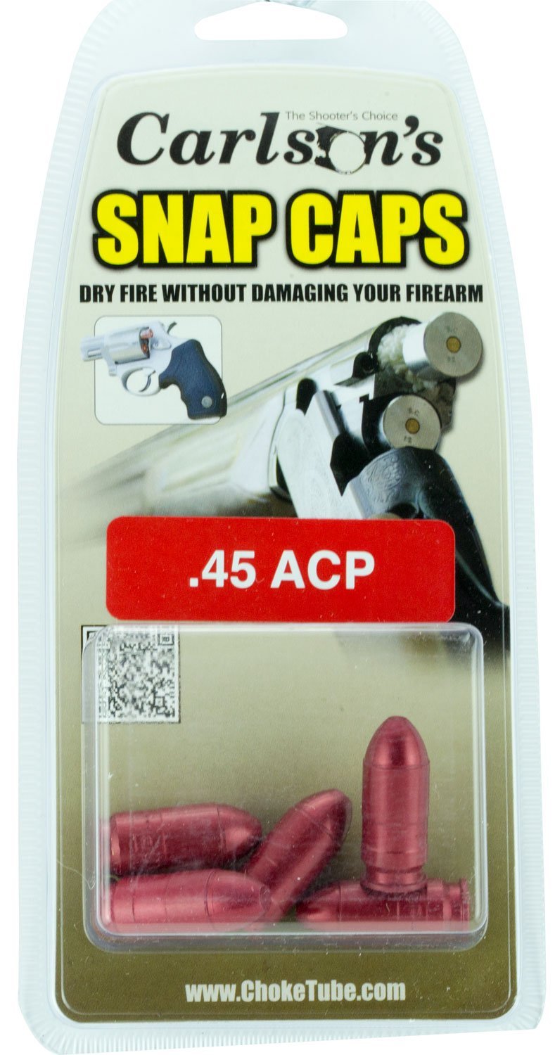 Carlson's 00062 Snap Cap Pistol .45 ACP 5-Pack Aluminum Training Tool