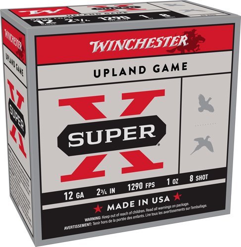 Winchester Super-X 12GA 2.75" 1290FPS 1OZ #8 Ammo