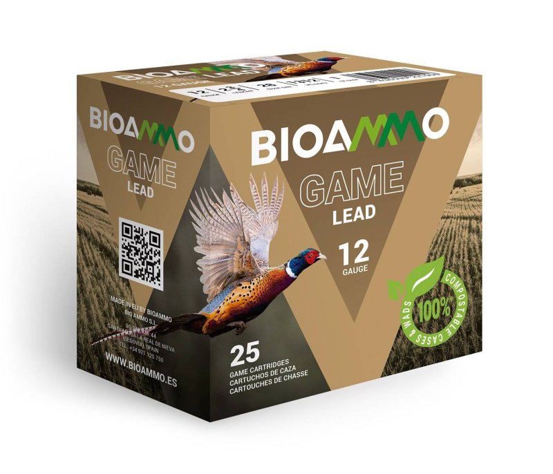WIN Bioammo 12Ga 2.75" #4 25/250 BL3640E