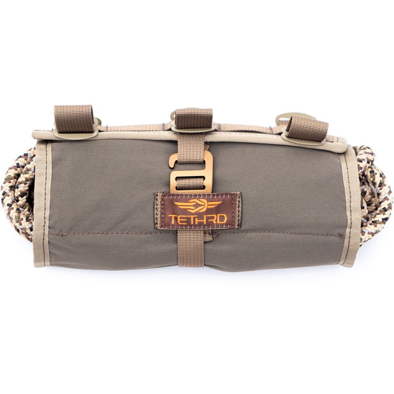 Tethrd ROLL Rollup Pouch 5.5 oz MOLLE Holds 40' 8-10mm Rope