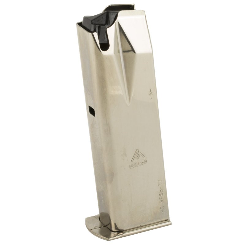 Mec-Gar Ruger P85/89/93/94 9mm Luger 17-Round Nickel Magazine