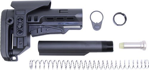 Guntec MCS-R Multi-Cal Collapsible Stock Set with Adjustable Cheek Riser