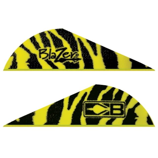 Bohning Blazer Vanes Yellow Tiger 100 pk. 10832YT2 Universal Crossbow Archery