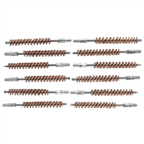 Brownells Double-Tuff Bronze Rifle Brush 30 Caliber 12 Pack