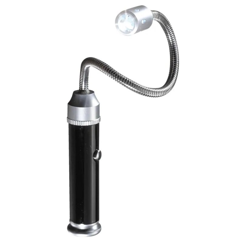Real Avid/Revo AVBR101B Bore Light Magnetic 15 000 Candlepower LED Aluminum Black w/Silver Accents LR44