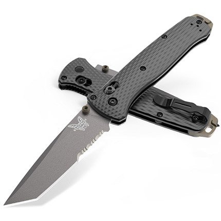 Benchmade 537SGY-03 Bailout 3.38" Axis Folding Knife CPM-M4 Tanto Blade