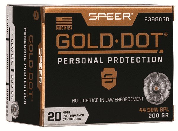 Speer 23980GD .44 S&W Special 200 Grain Hollow Point 20 Rounds
