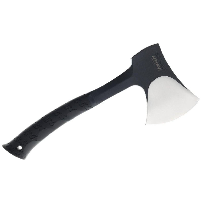 Schrade Bedrock Camp Axe 3CR Steel Non-Slip Rubberized Grip 1182499