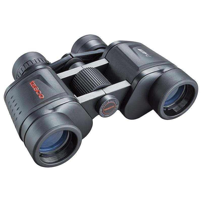 Tasco Mid Sized 7x35mm Binoculars Porro Prism Rubber Coated Black