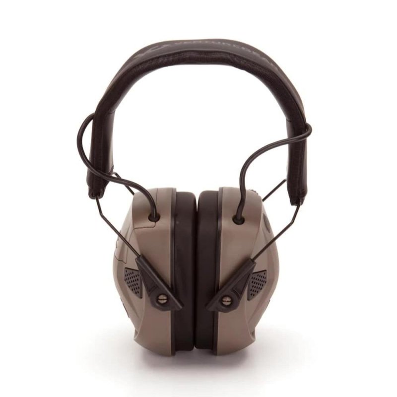 Pyramex VGPME31BT Bluetooth Ear Protection NRR 26dB Tan Headband