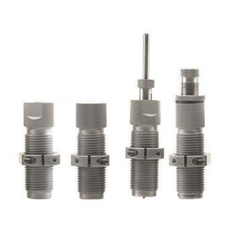 Hornady 500 S&W Magnum 4 Die Set Steel Chrome Plated Handgun Reloading