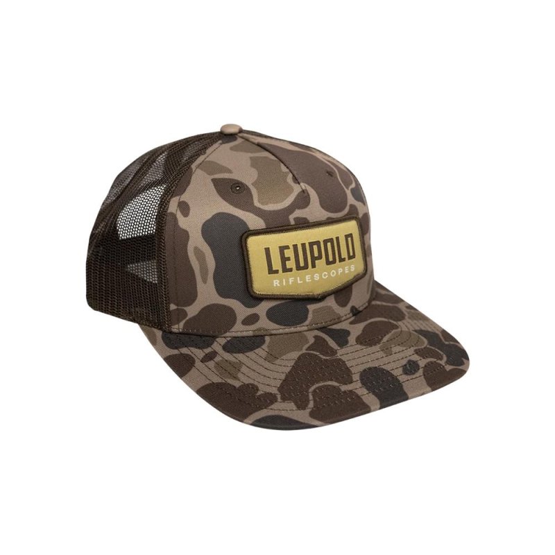 Leupold Riflescopes Duck Camo Trucker Cap - Brown