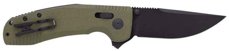 SOG SOG-TAC XR 3.39 In D2 Steel Blade OD Green G10 Handle