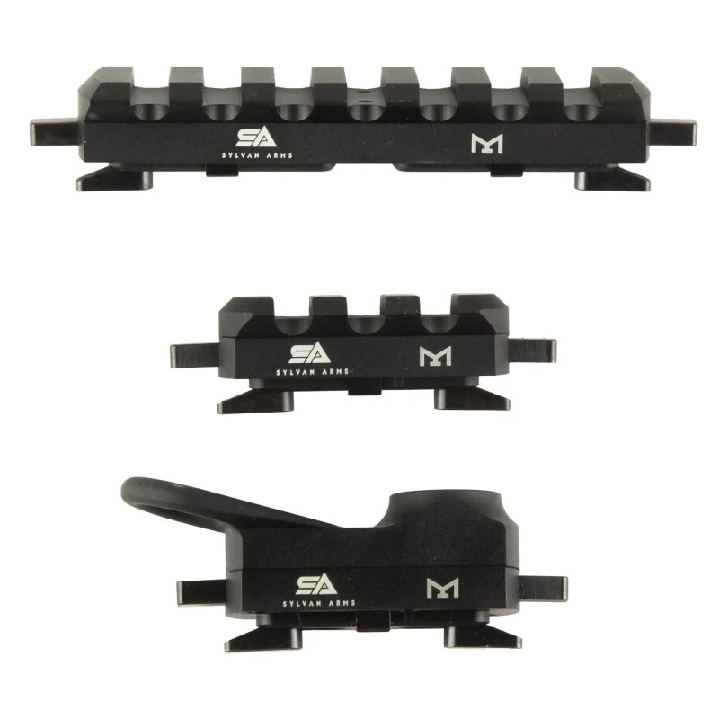 Sylvan Arms 3-Piece QD Rail Sling Mount M-LOK Black Anodized
