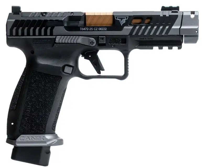 CANIK TTI Combat Smoke 9mm 4.6in 18rd Semi-Auto Pistol w/MeCanik M03 Optic
