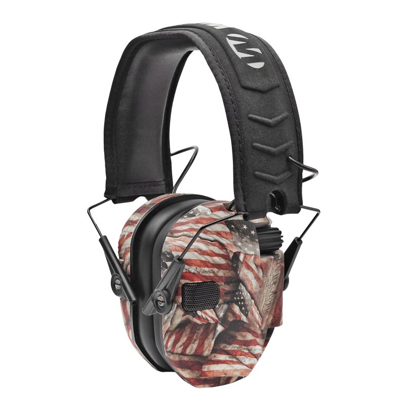 Walkers Bear Arms Razor Muff 3.5 Ultra Low-Profile Ear Cups 23 dB NRR