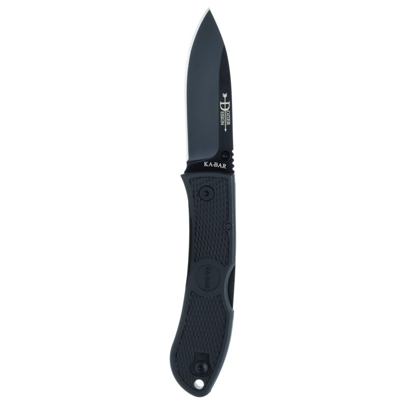 Ka-Bar 4062S35 Folding Hunter Black Tactical Knife