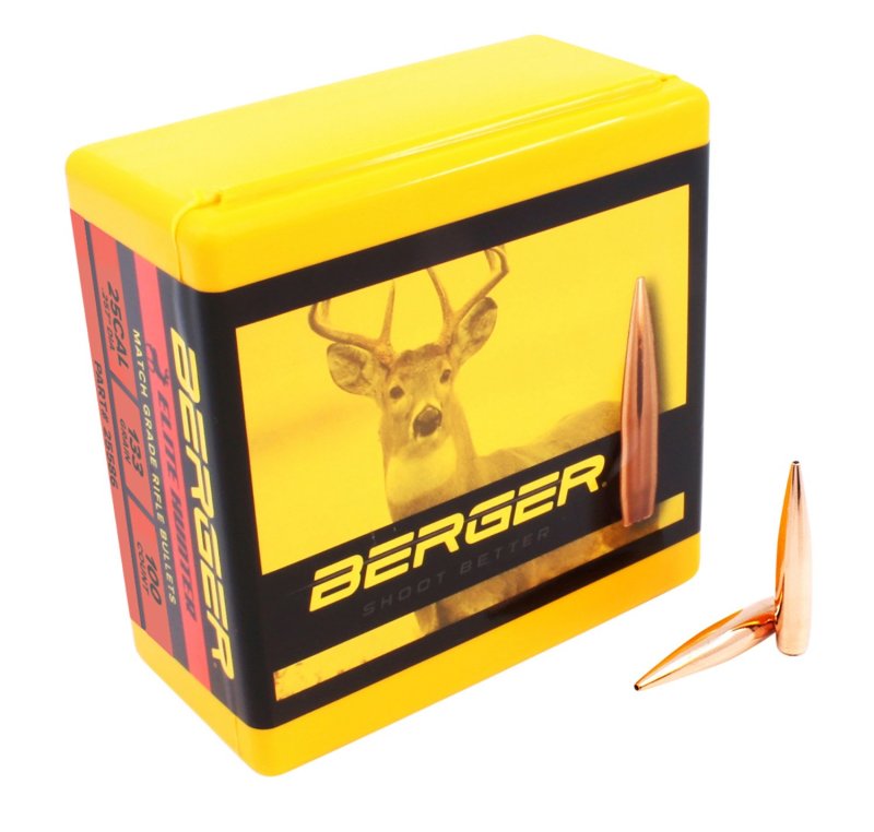 Berger Bullets 25586 Elite Hunter Outer Limits 25Cal 133gr Boat Tail...