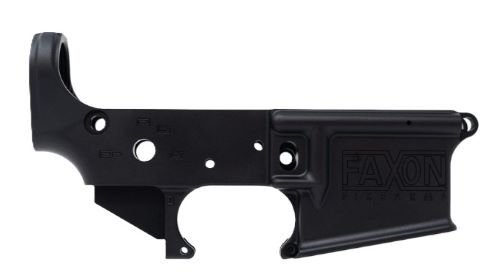 Faxon LRFAXFAS AR15 Forged Lower Receiver Black