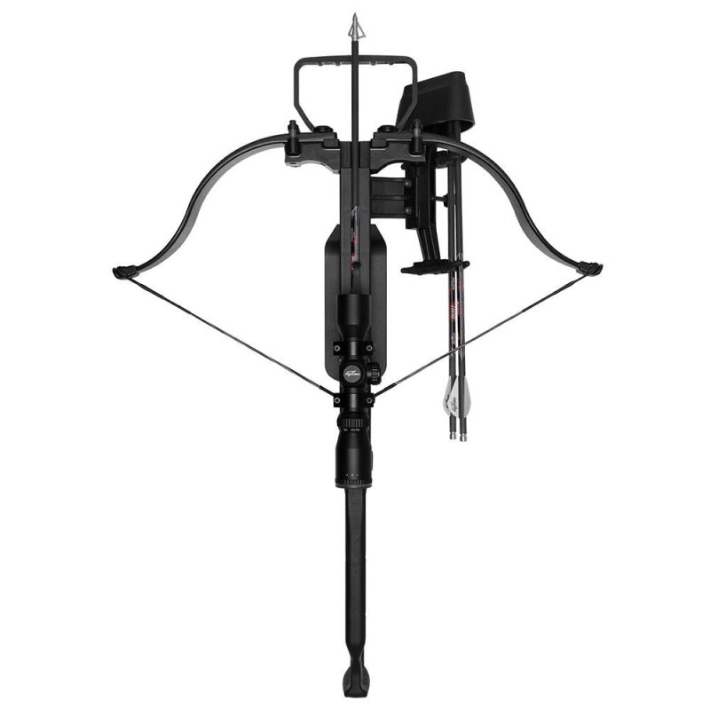 Excalibur E74474 MAG Air Crossbow 340 FPS Black with Scope & Quiver