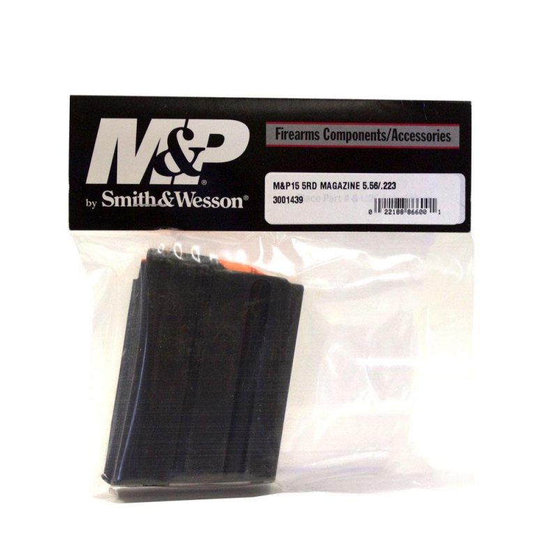 Smith & Wesson 3001439 M&P15 5rd Magazine Fits S&W M&P15 223 / 5.56x45mm NATO Blued