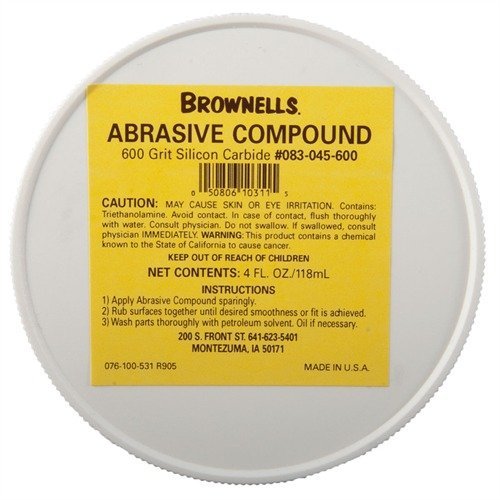Brownells 600 Grit Silicon Carbide Abrasive Compound