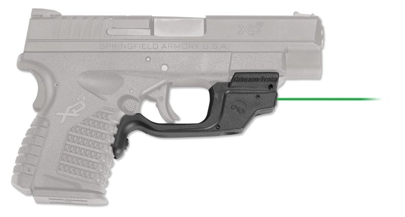 Crimson Trace 01-4720-1 LG-469G Green Laserguard for Springfield XD-S