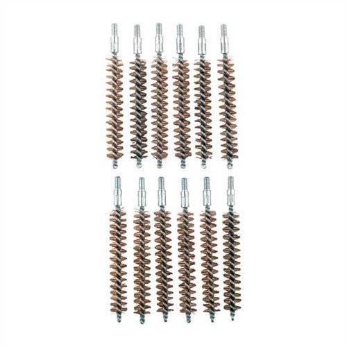 Brownells Standard Line Bronze Rifle Brush 375 Caliber 12 Pack