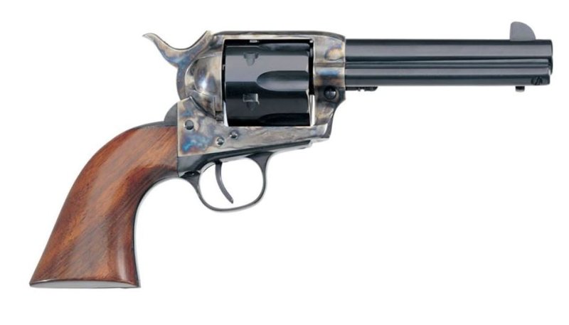 UBERTI 1873 Cattleman II 45LC 4.75" 6rd Revolver - Case Hardened | Walnut