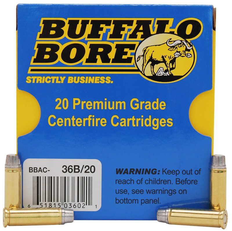 Buffalo Bore 36B20 32H&R Mag +P 130gr Hard Cast Ammo 20/Box