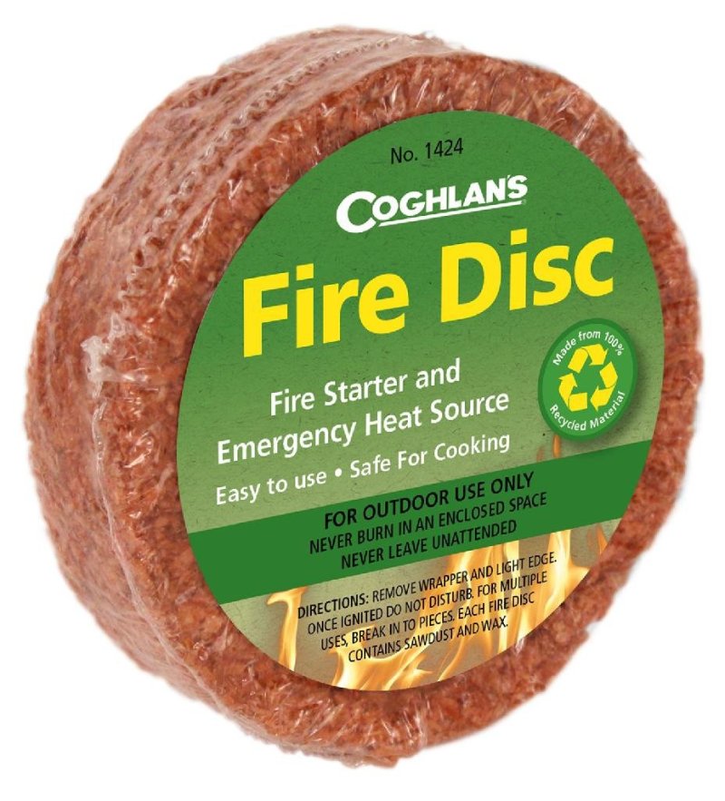 Coghlan's Fire Disc 1424 Emergency Fire Starter Safe for Cooking
