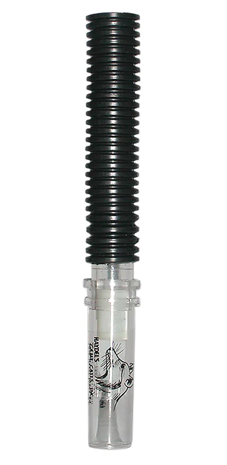 Haydel's CH92 Coyote Howler Tube Call Clear/Black Plastic