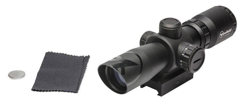 Firefield FF13061 Barrage 1.5-5x32mm Red/Green Mil-Dot Riflescope Black