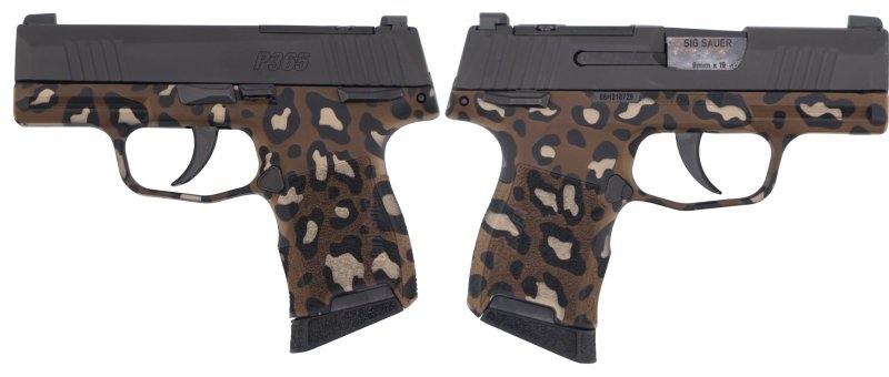 SIG Sauer P365 Leopard 9mm 3.1 In Black Optic Ready Manual Safety