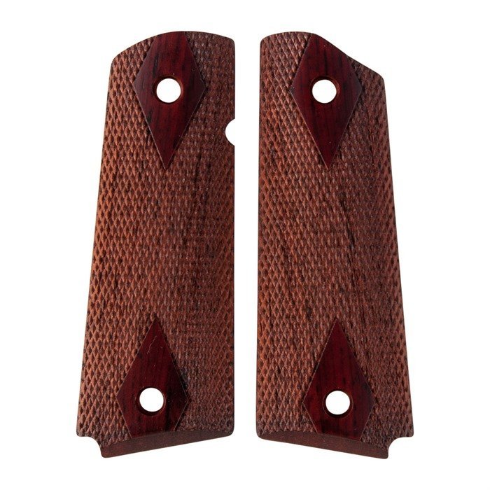 Ed Brown 1911 Govt Double Diamond Cocobolo Wood Checkered Grips
