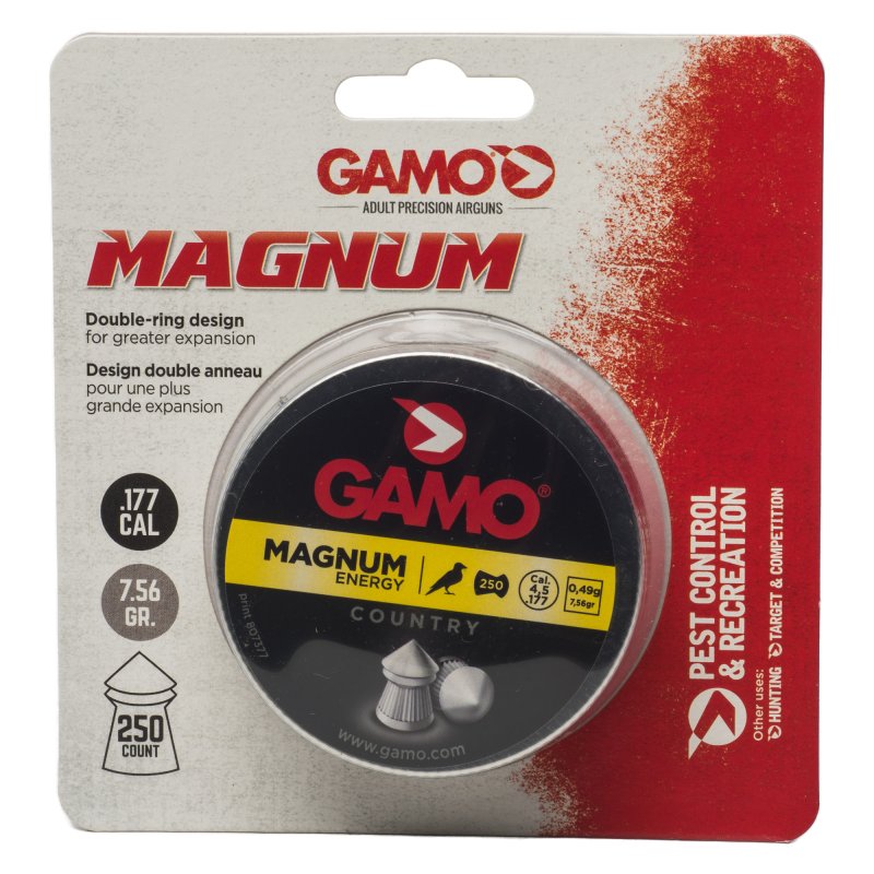 Gamo USA Gamo Magnum Spire Point Double Ring .177 Pellet Tin